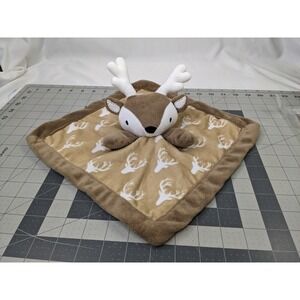 Levtex Deer Lovey Security Blanket Brown Plush 2020 Stuffed Animal Toy